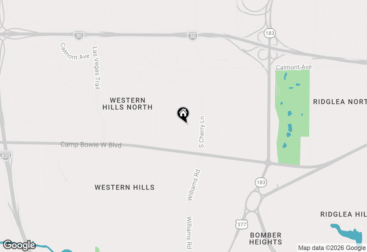 Map of 8028 Tanner Avenue #8030, Fort Worth, TX 76116