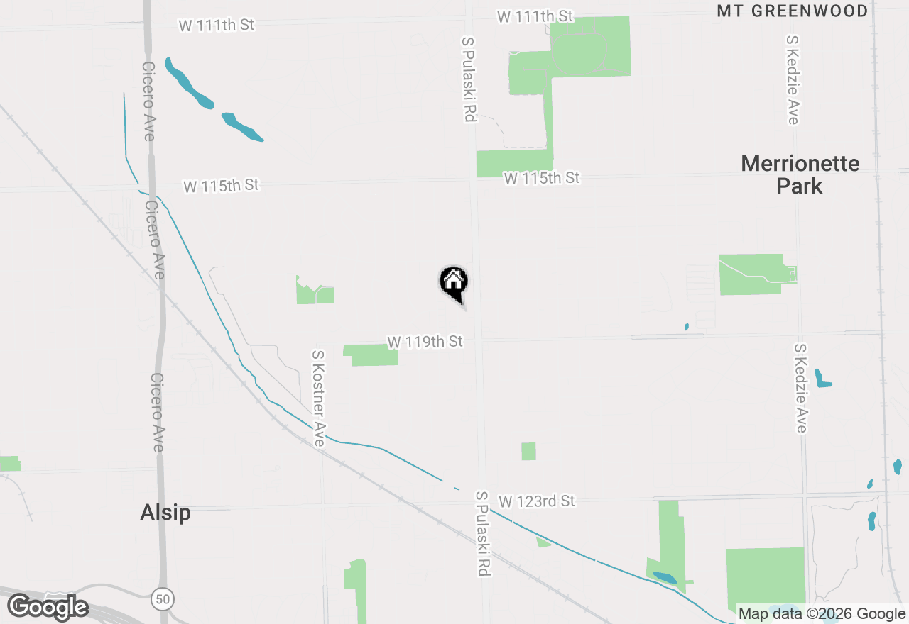 Map of 11810 S Komensky Avenue #101, Alsip, IL 60803