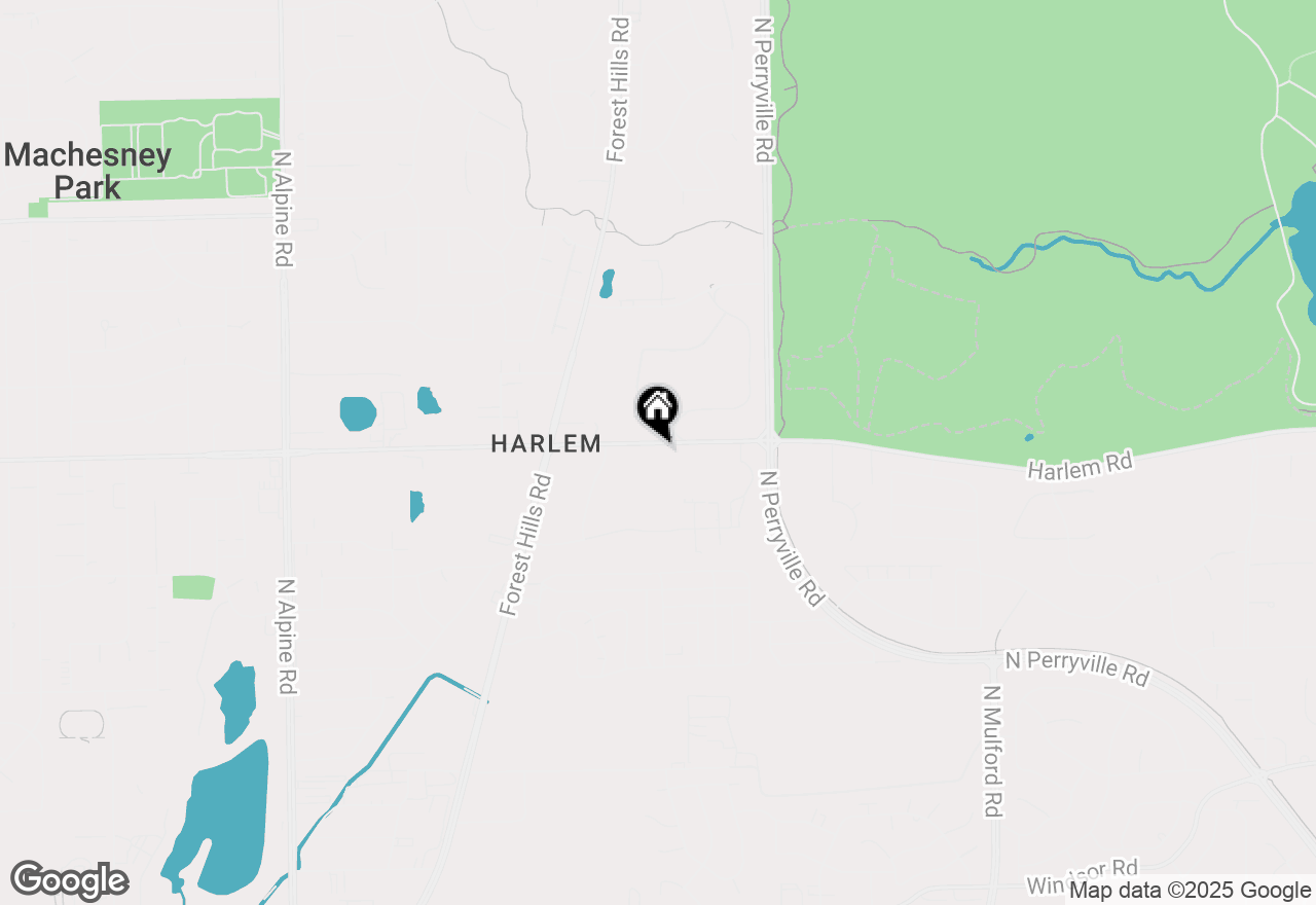 Map of 5289 Harlem Road, Loves Park, IL 61111
