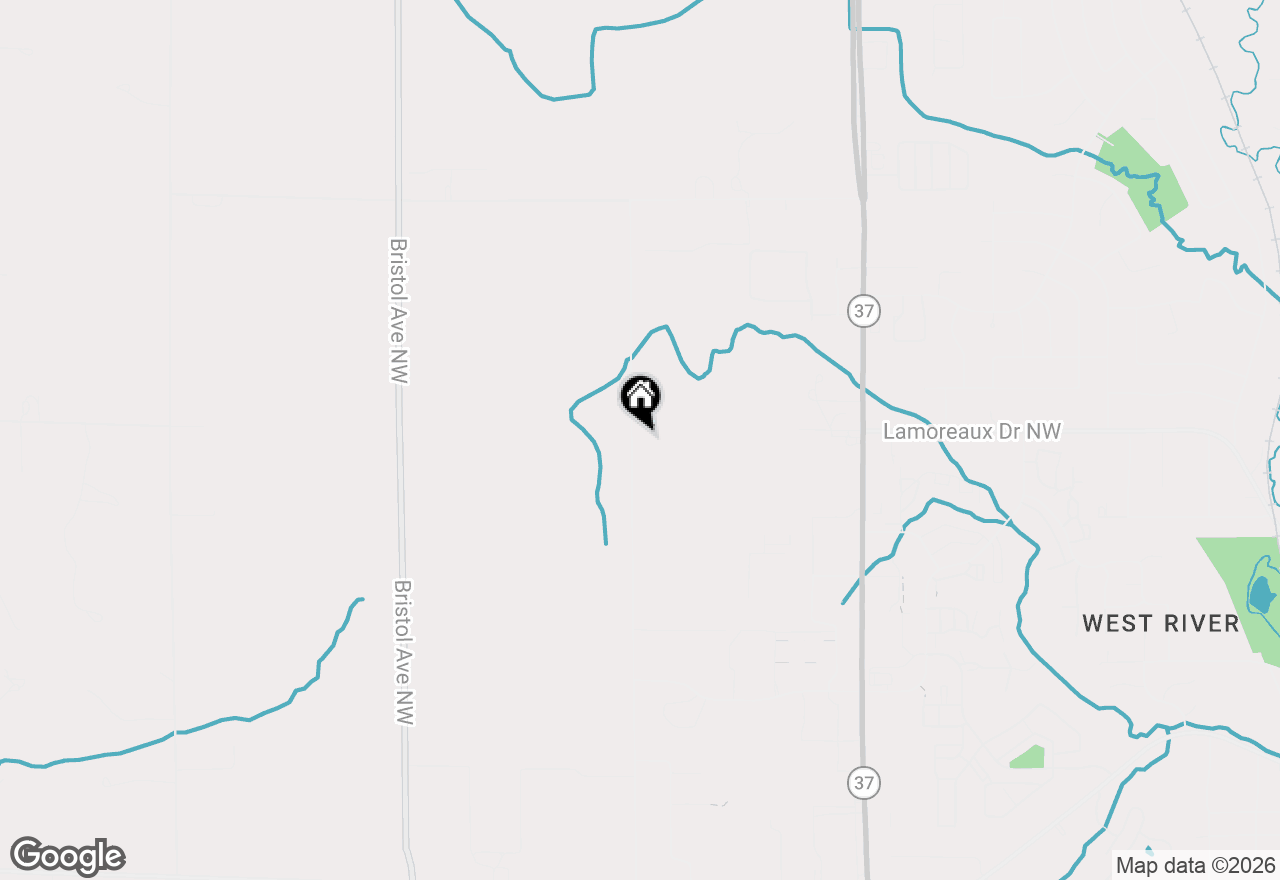 Map of 4372 Cordes Avenue Nw, Comstock Park, MI 49321