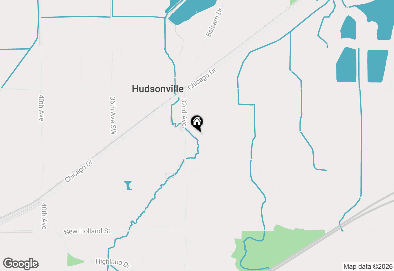 Map of 3109 S Bluff Court, Hudsonville, MI 49426