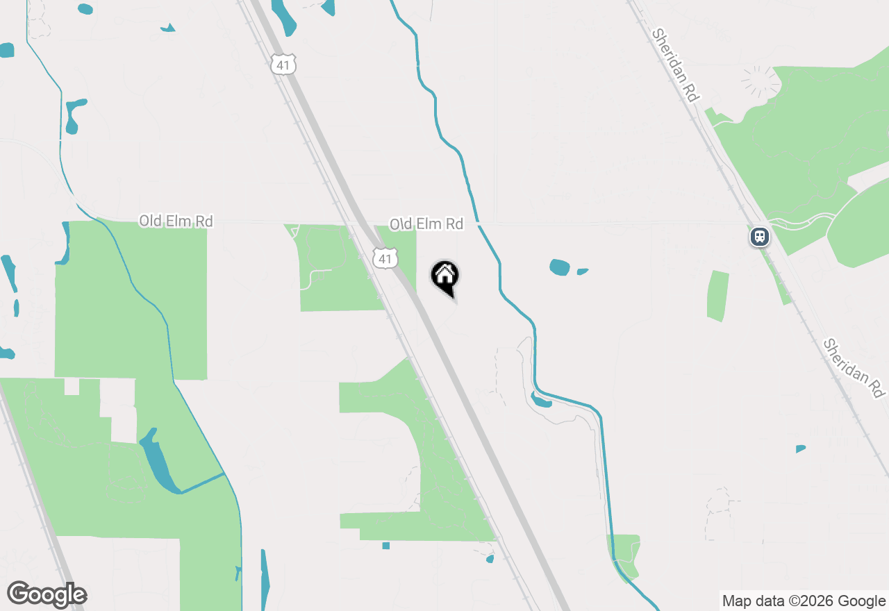 Map of 3390 Old Mill Road, Highland Park, IL 60035