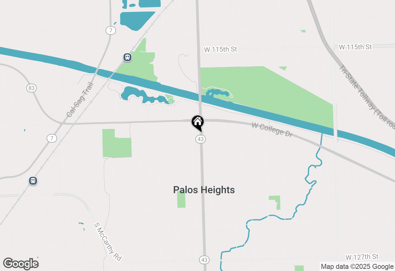 Map of 11952 S Harlem Avenue, Palos Heights, IL 60463