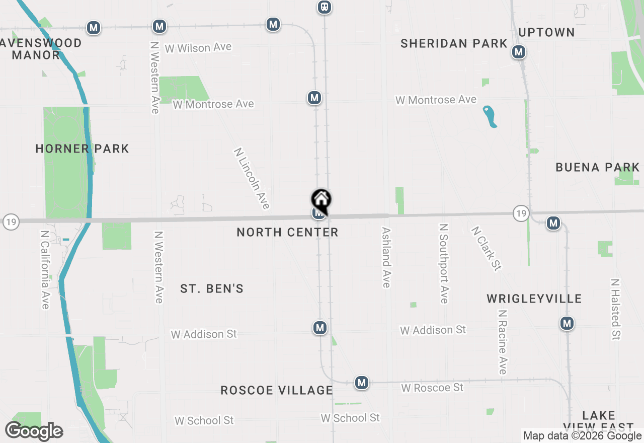 Map of 3946 N Ravenswood Avenue #501, Chicago, IL 60613
