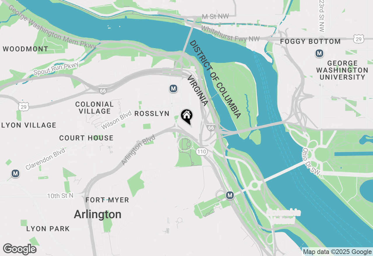 Map of 1111 Arlington Boulevard #648, Arlington, VA 22209