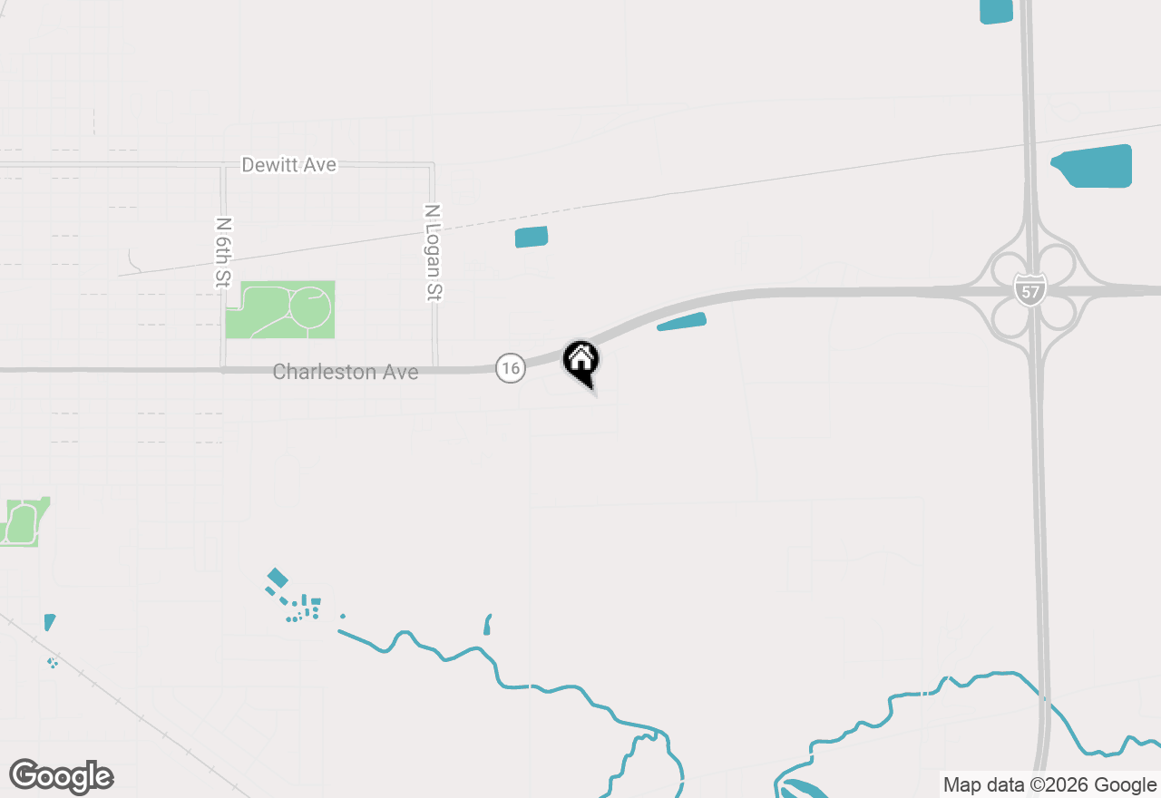 Map of 425 Crestmore Avenue, Mattoon, IL 61938