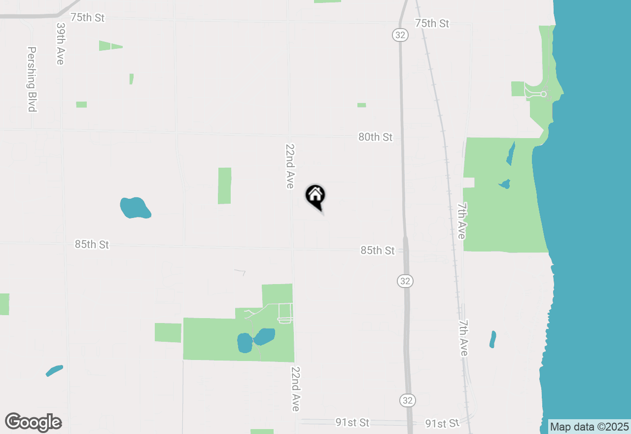 Map of 2002 84th St, Kenosha, WI 53143