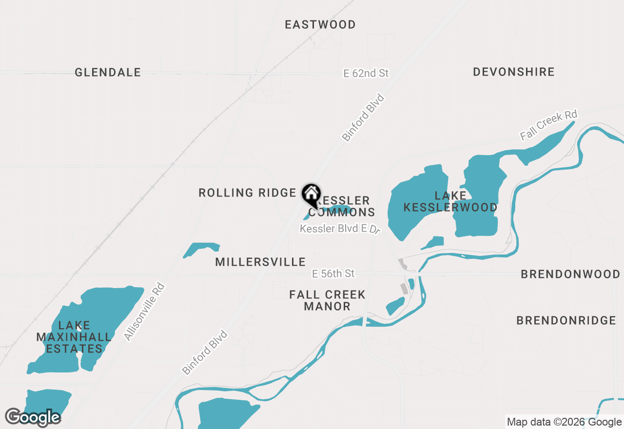 Map of 5744 Spruce Knoll Court, Indianapolis, IN 46220
