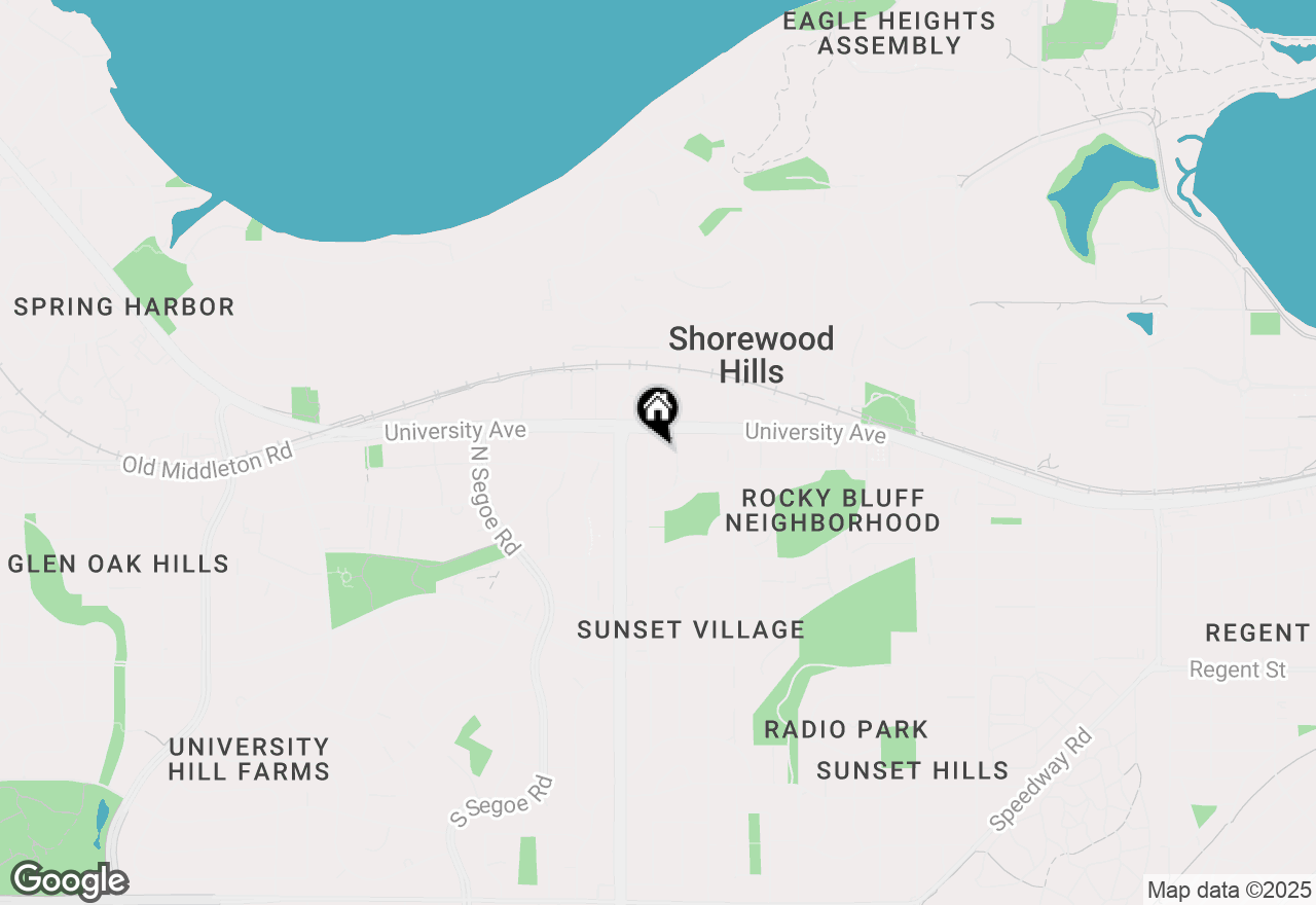 Map of 725 N Meadow Lane, Madison, WI 53705