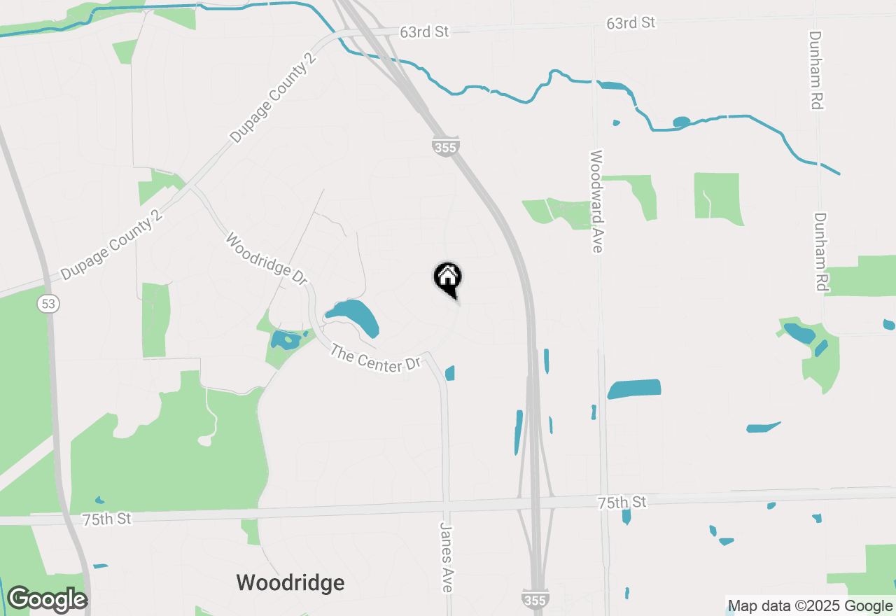 Map of 2430 Brunswick Circle #1-D, Woodridge, IL 60517