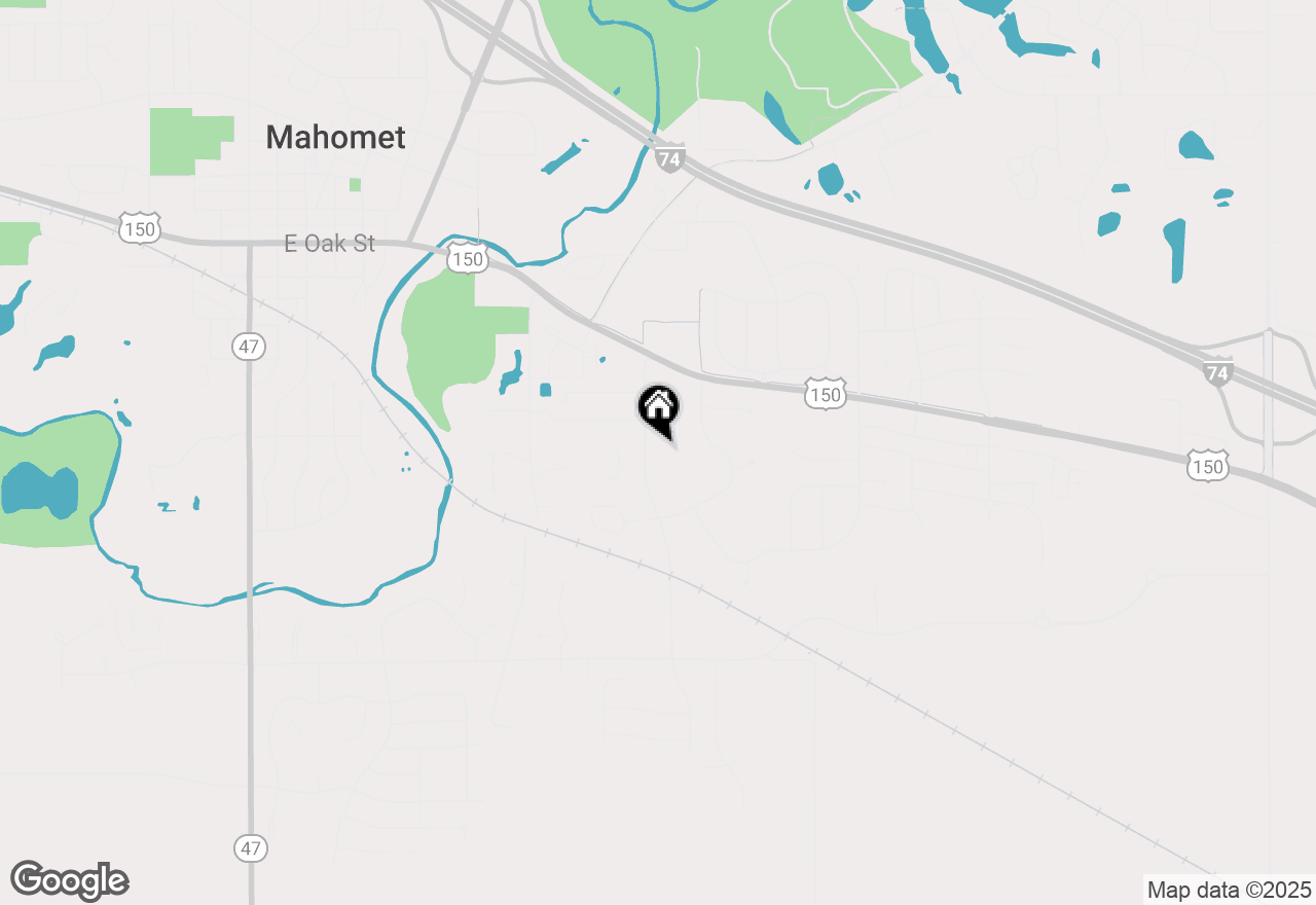 Map of 1104 S Sunny Acres Road, Mahomet, IL 61853