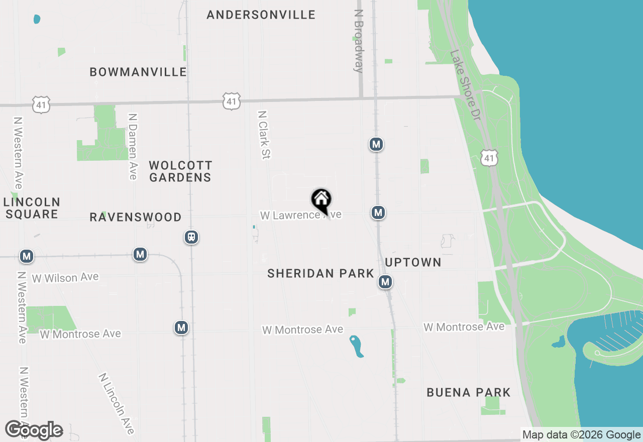 Map of 4746 N Malden Street #3, Chicago, IL 60640