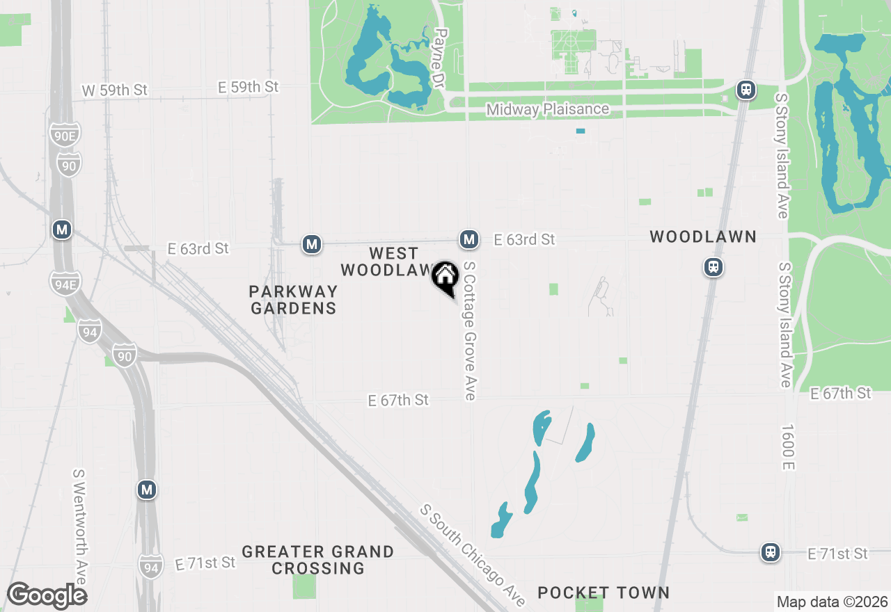 Map of 6440 S Evans Avenue, Chicago, IL 60637