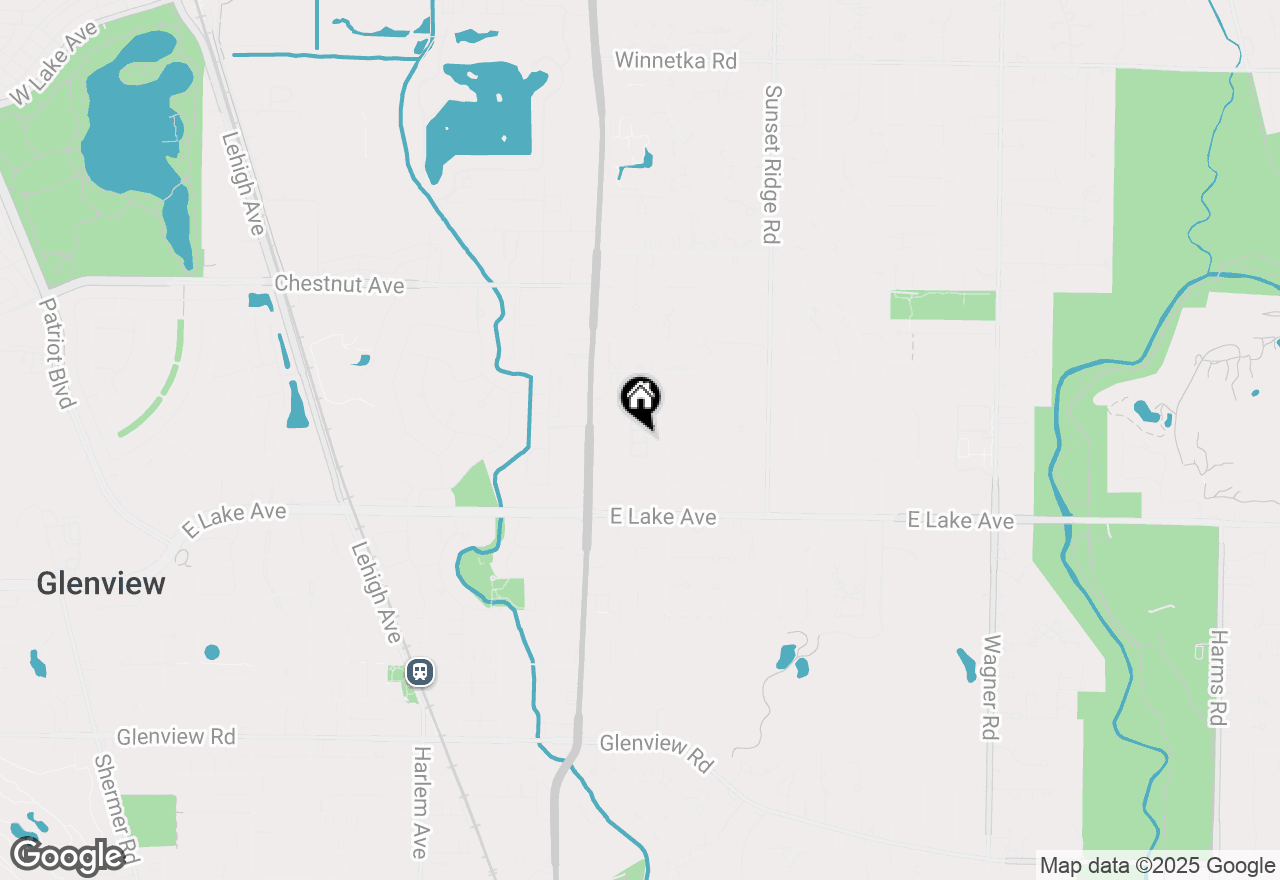 Map of 1501 Plymouth Place #2W, Glenview, IL 60025