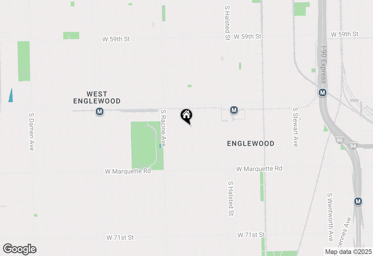 Map of 6426 S Carpenter Street, Chicago, IL 60621