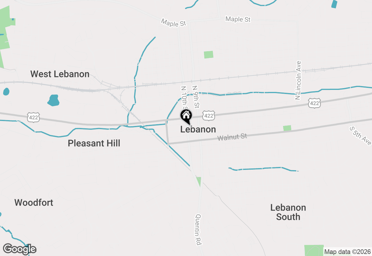 Map of 1001 Chestnut Street #9, Lebanon, PA 17042