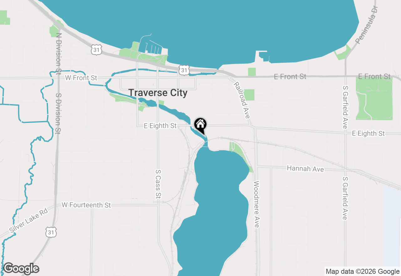 Map of 641 Riverine Drive, Traverse City, MI 49684