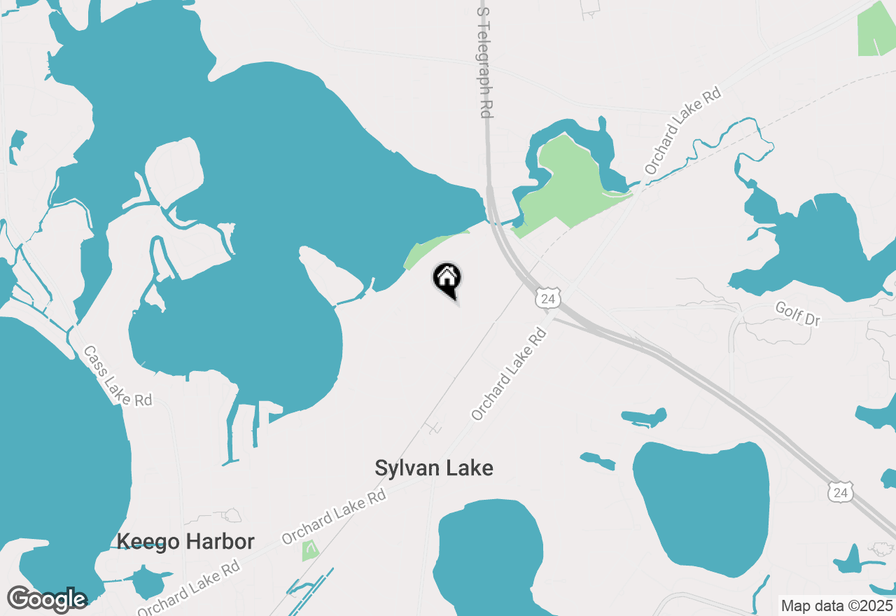 Map of 1449 Rosedale Avenue, Sylvan Lake, MI 48320