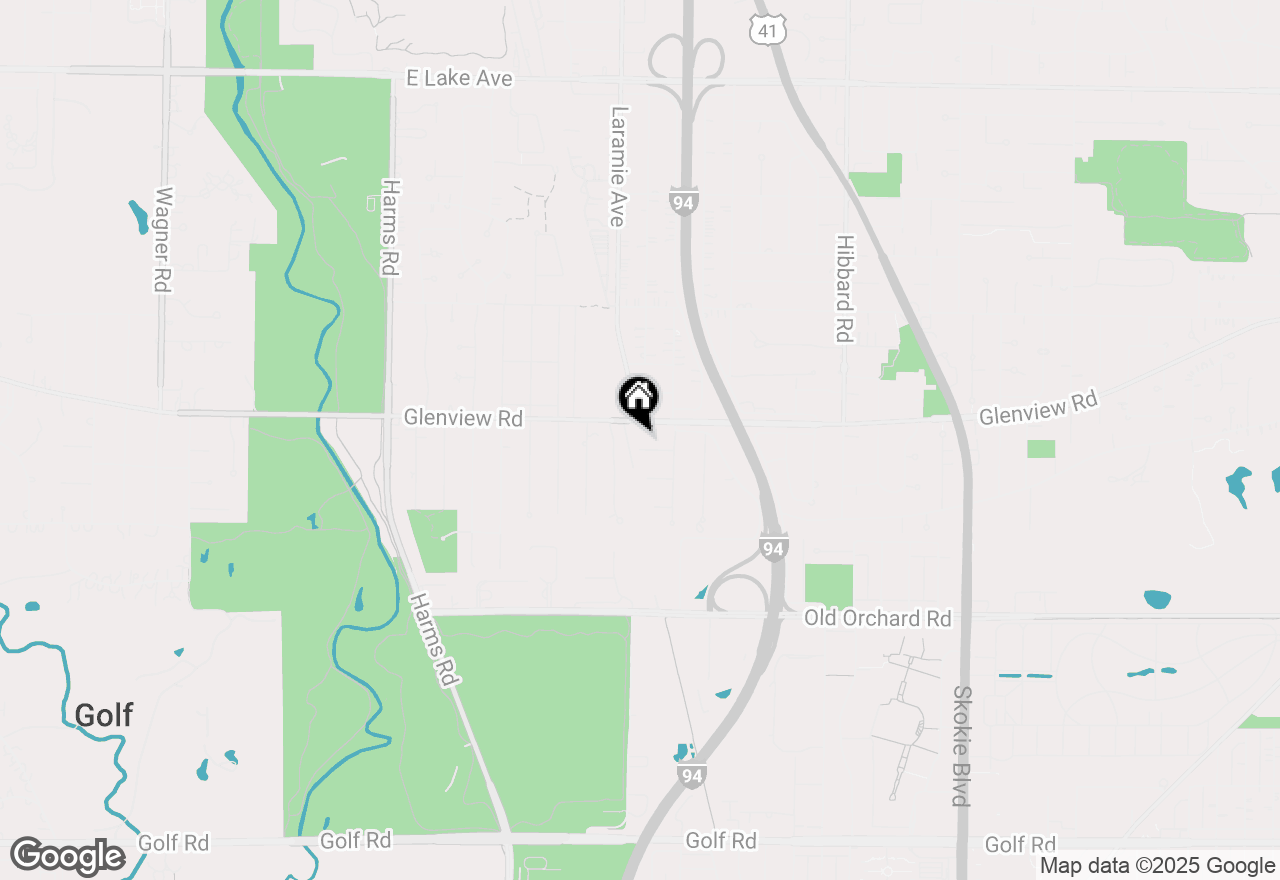 Map of 48 Hackberry Lane, Glenview, IL 60025