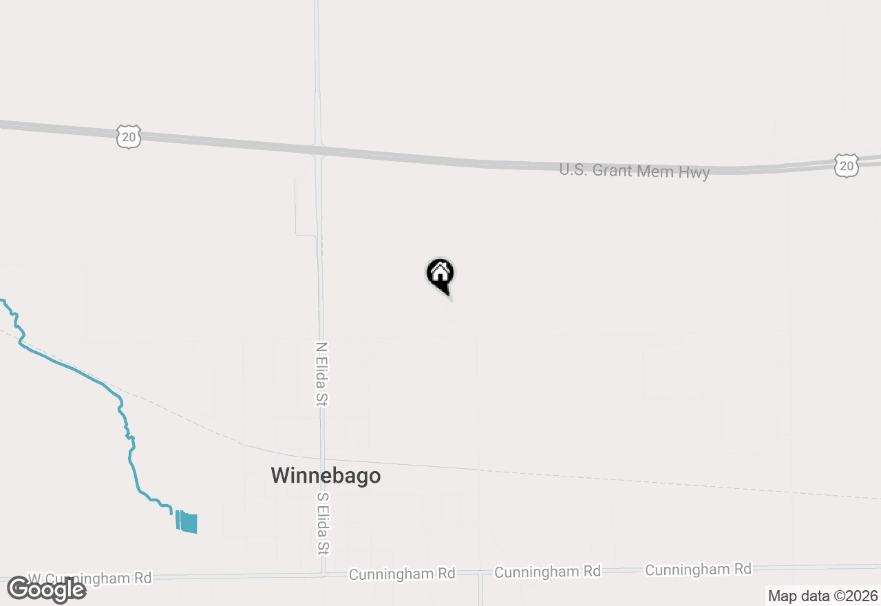 Map of 512 Thomas Avenue #16B, Winnebago, IL 61088