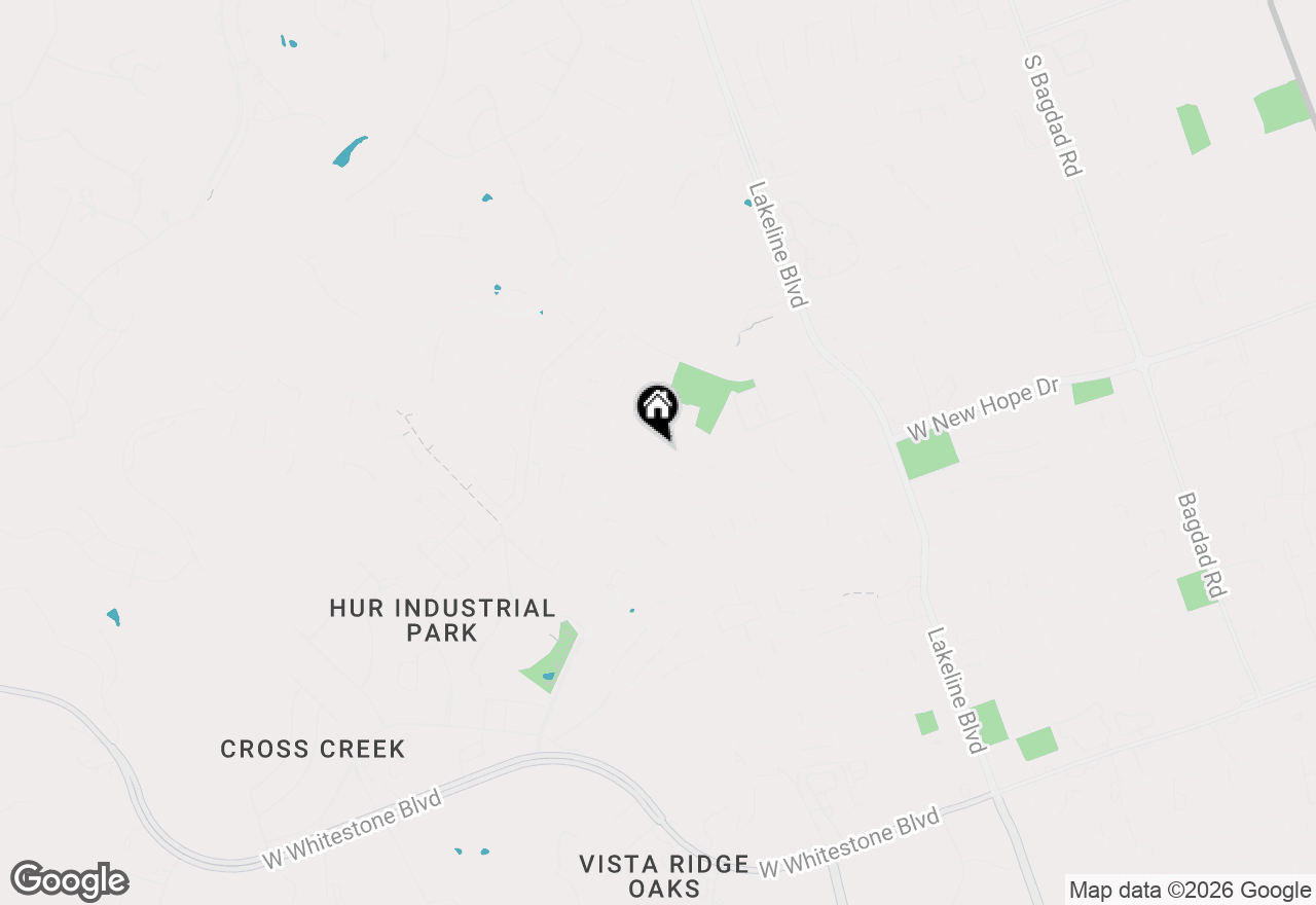 Map of 2206 Larston Ln, Cedar Park, TX 78613