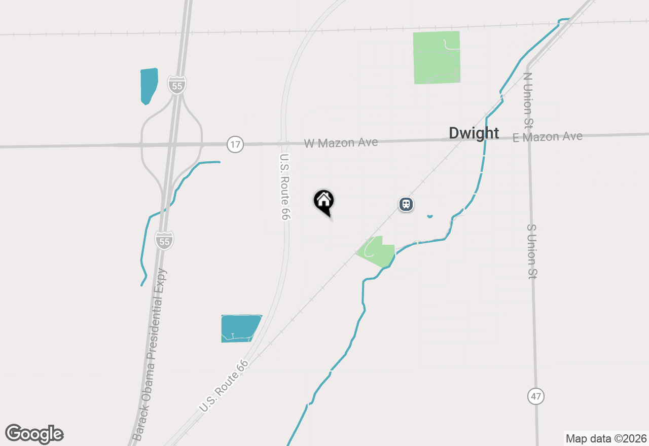 Map of 403 W James Street, Dwight, IL 60420