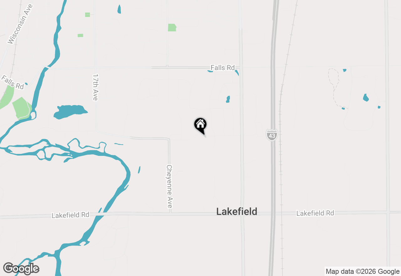 Map of 2289 River Bend Rd, Grafton, WI 53024