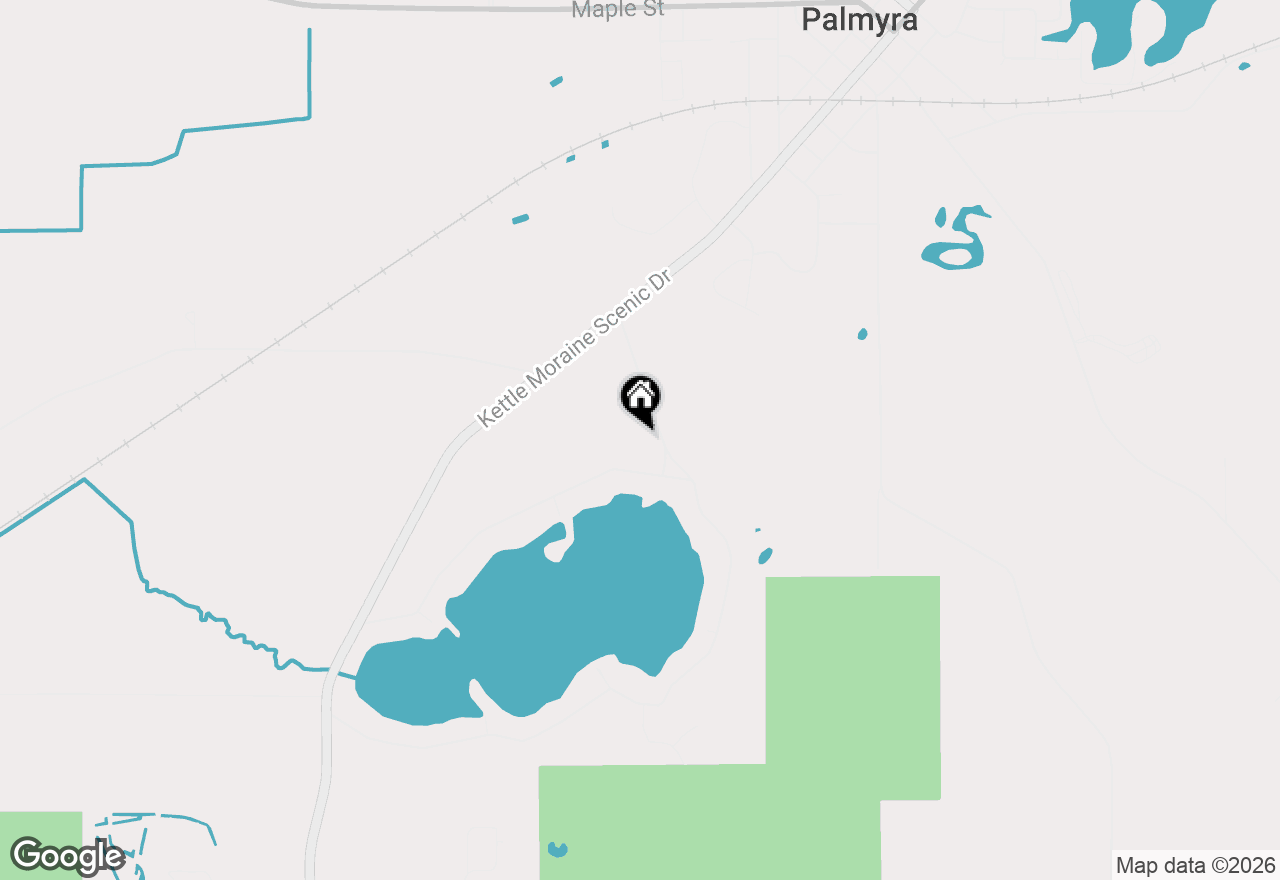 Map of N727 Blue Spring Lake Dr, Palmyra, WI 53156