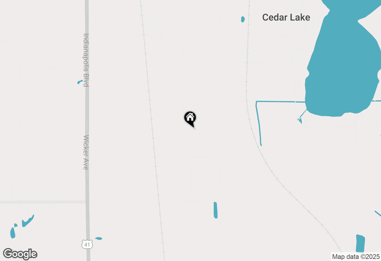 Map of 14700 Carey Street #B, Cedar Lake, IN 46303