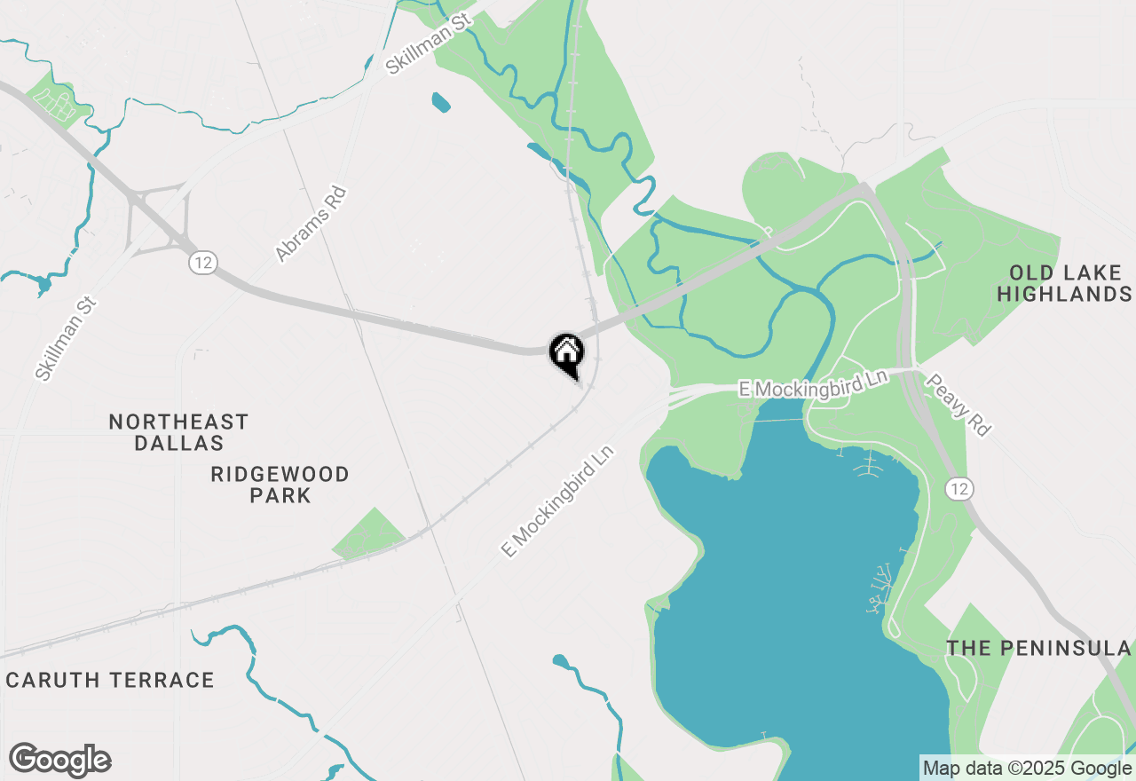 Map of 7345 Syracuse Drive, Dallas, TX 75214