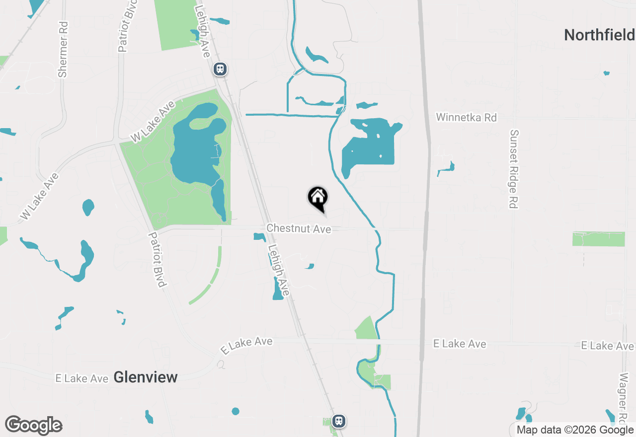 Map of 2000 Chestnut Avenue #407, Glenview, IL 60025