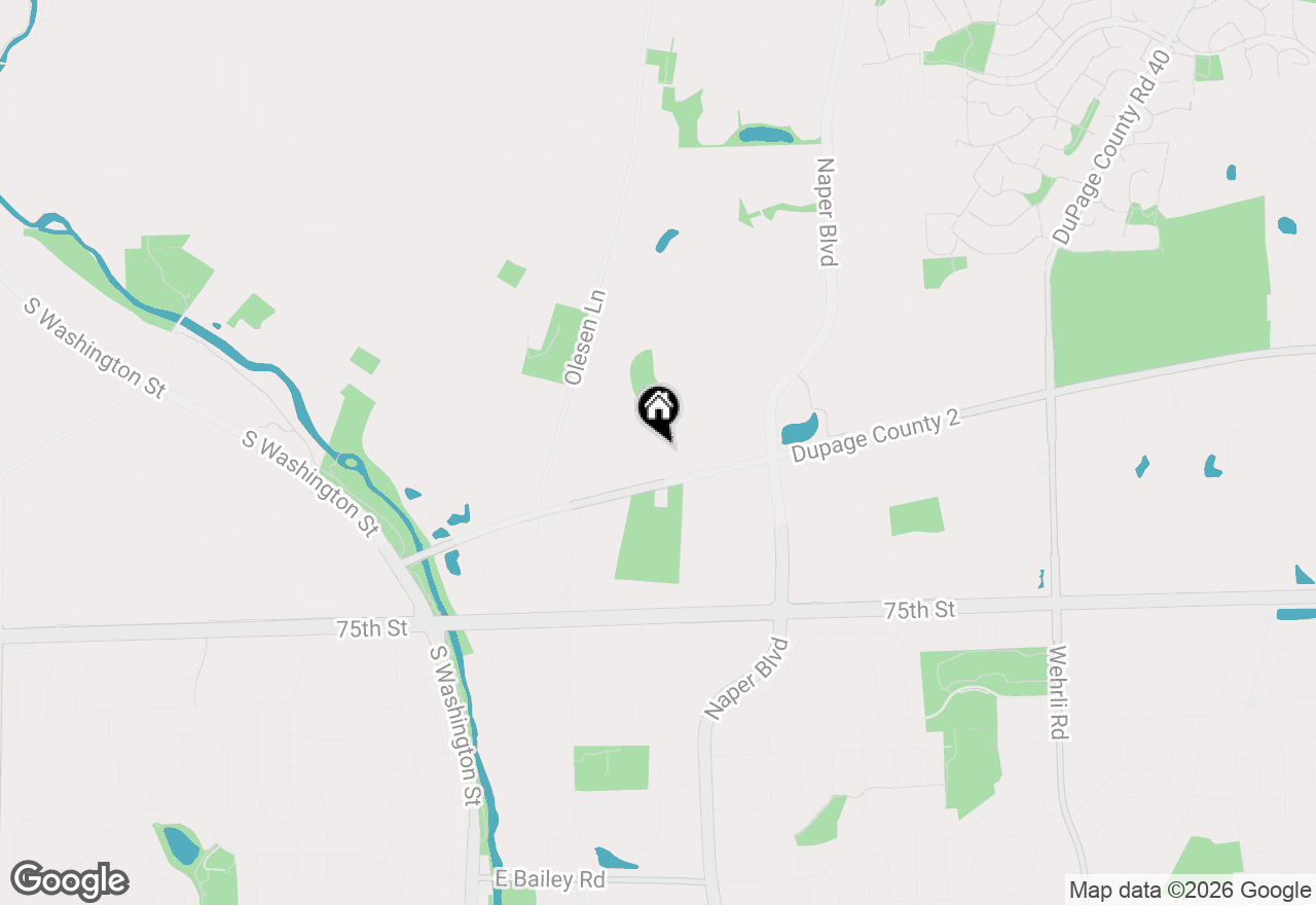 Map of 1205 Johnson Drive, Naperville, IL 60540