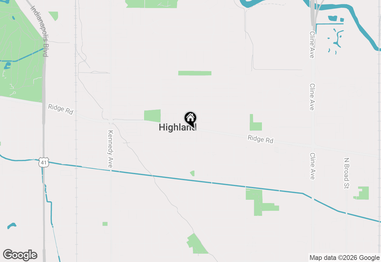 Map of 3290 Ridge Road, Highland, IN 46322