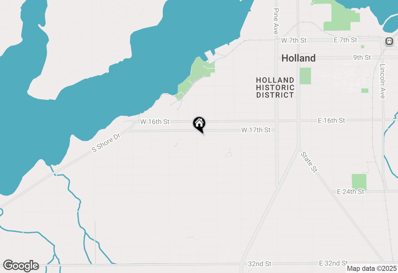 Map of 337 W 18th Street, Holland, MI 49423