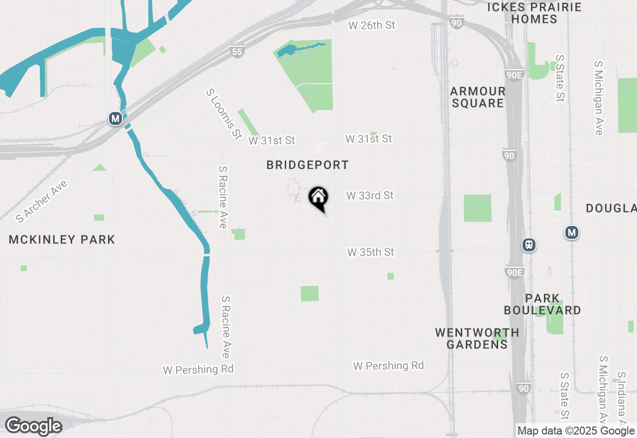 Map of 838 W 34th Street, Chicago, IL 60608