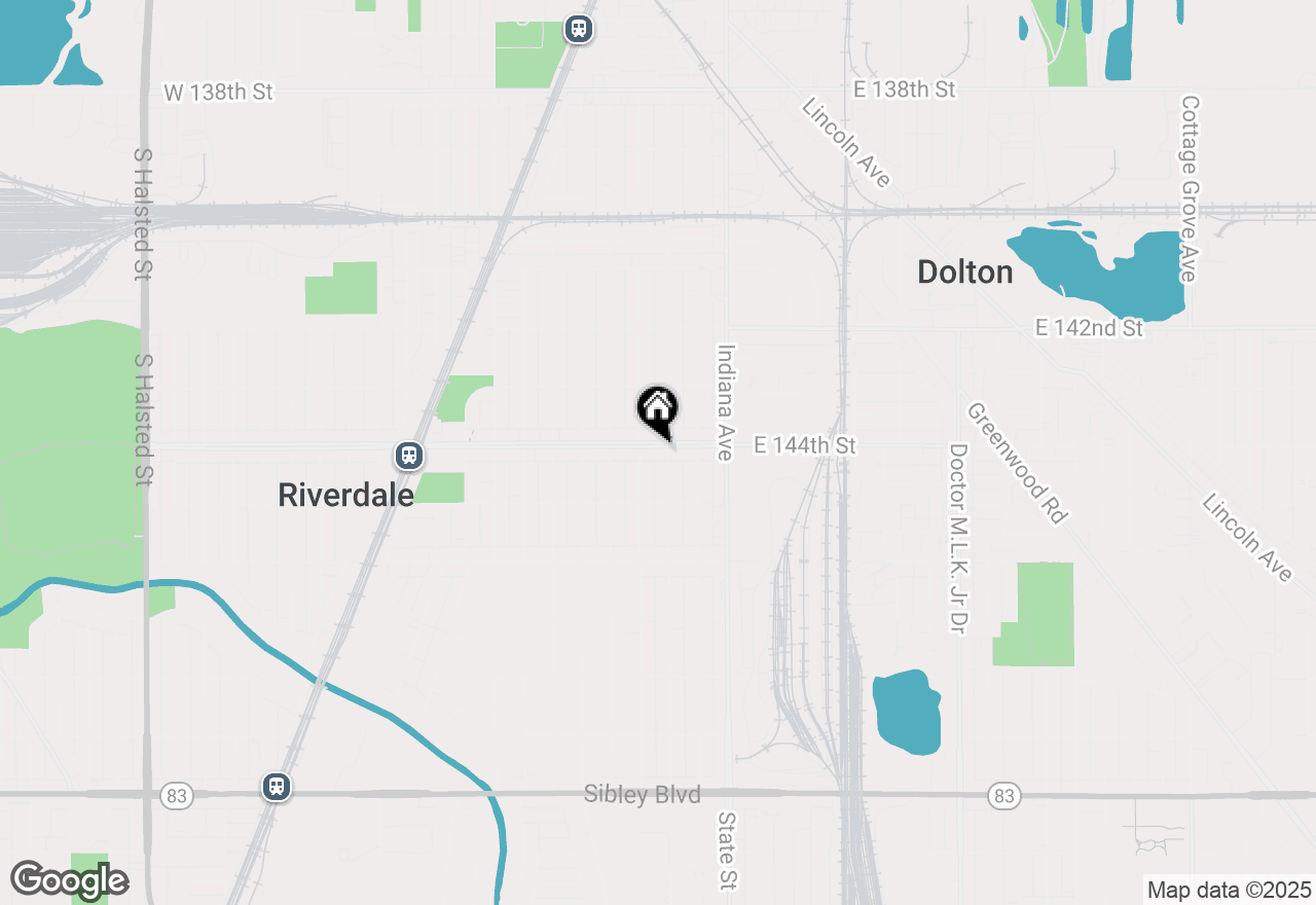 Map of 62 E 144th Street, Riverdale, IL 60827