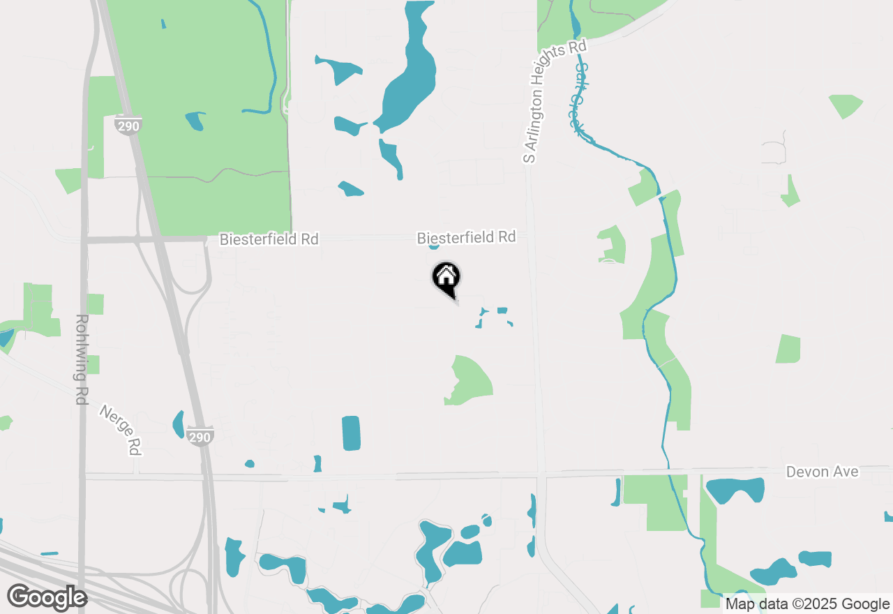 Map of 210 Yarmouth Road, Elk Grove Village, IL 60007