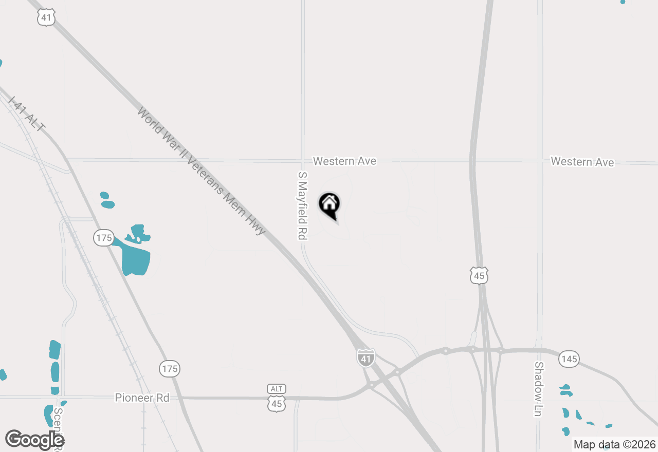 Map of 2818 Farview Dr, Richfield, WI 53076