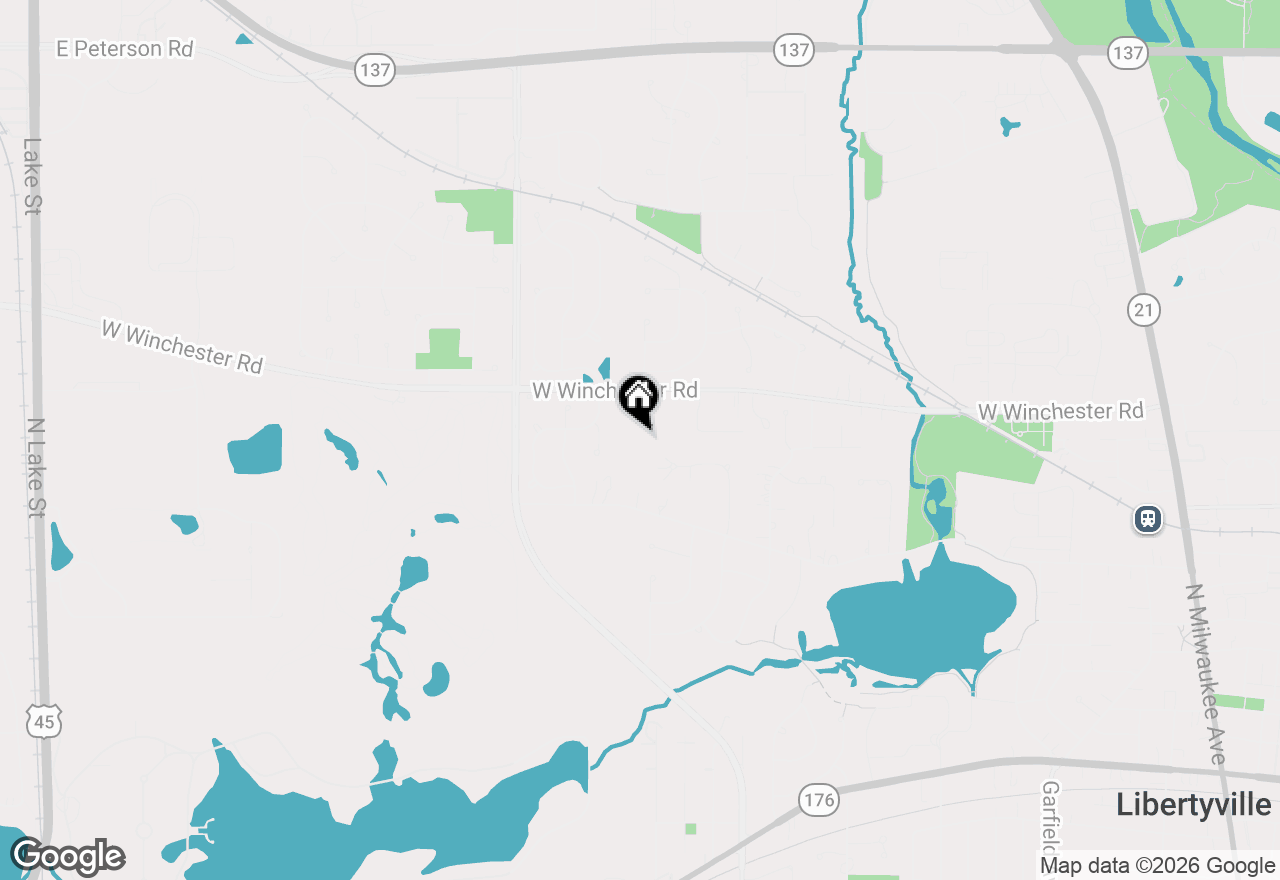 Map of 1001 Ashley Lane, Libertyville, IL 60048