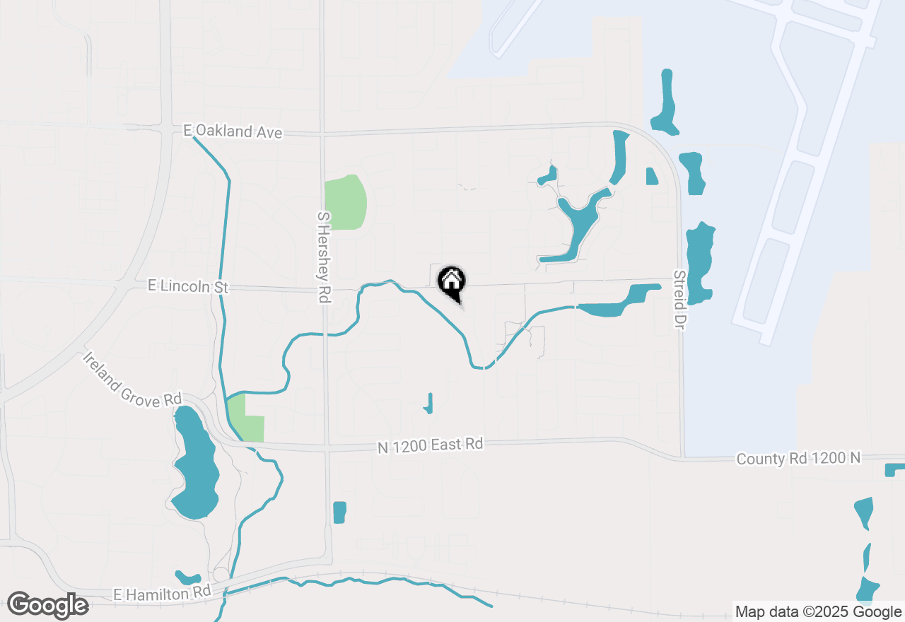 Map of 6 Stonebrook Court, Bloomington, IL 61704