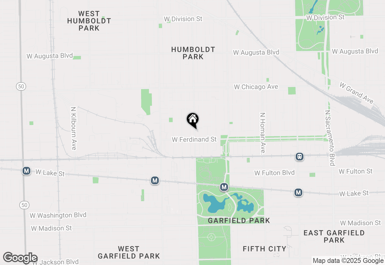 Map of 522 N Hamlin Avenue, Chicago, IL 60624