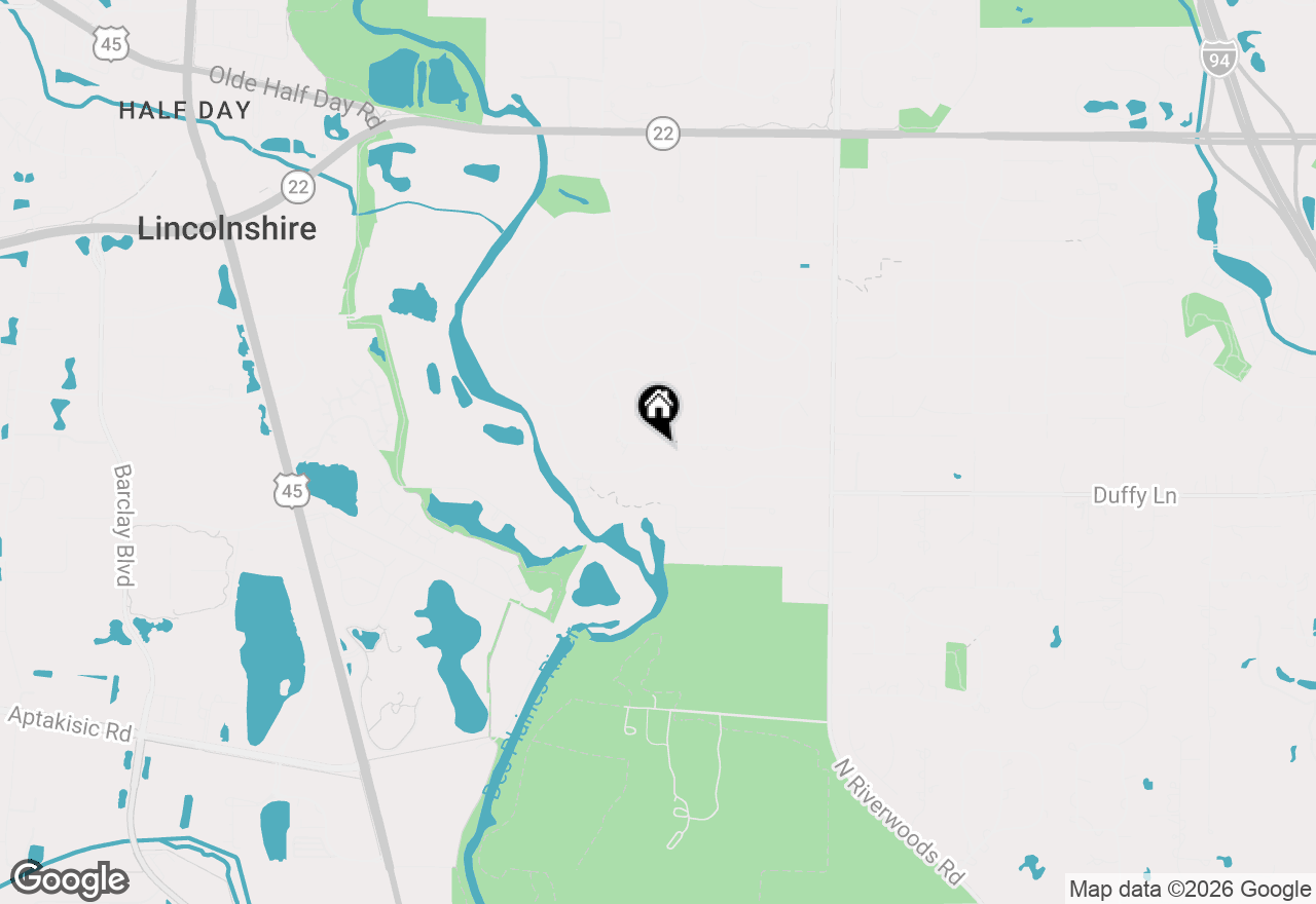 Map of 31 Cambridge Lane, Lincolnshire, IL 60069