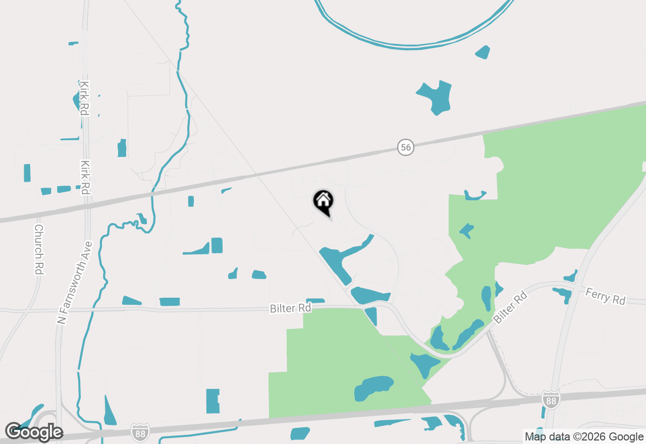 Map of 2222 Foxmoor Lane #2222, Aurora, IL 60502