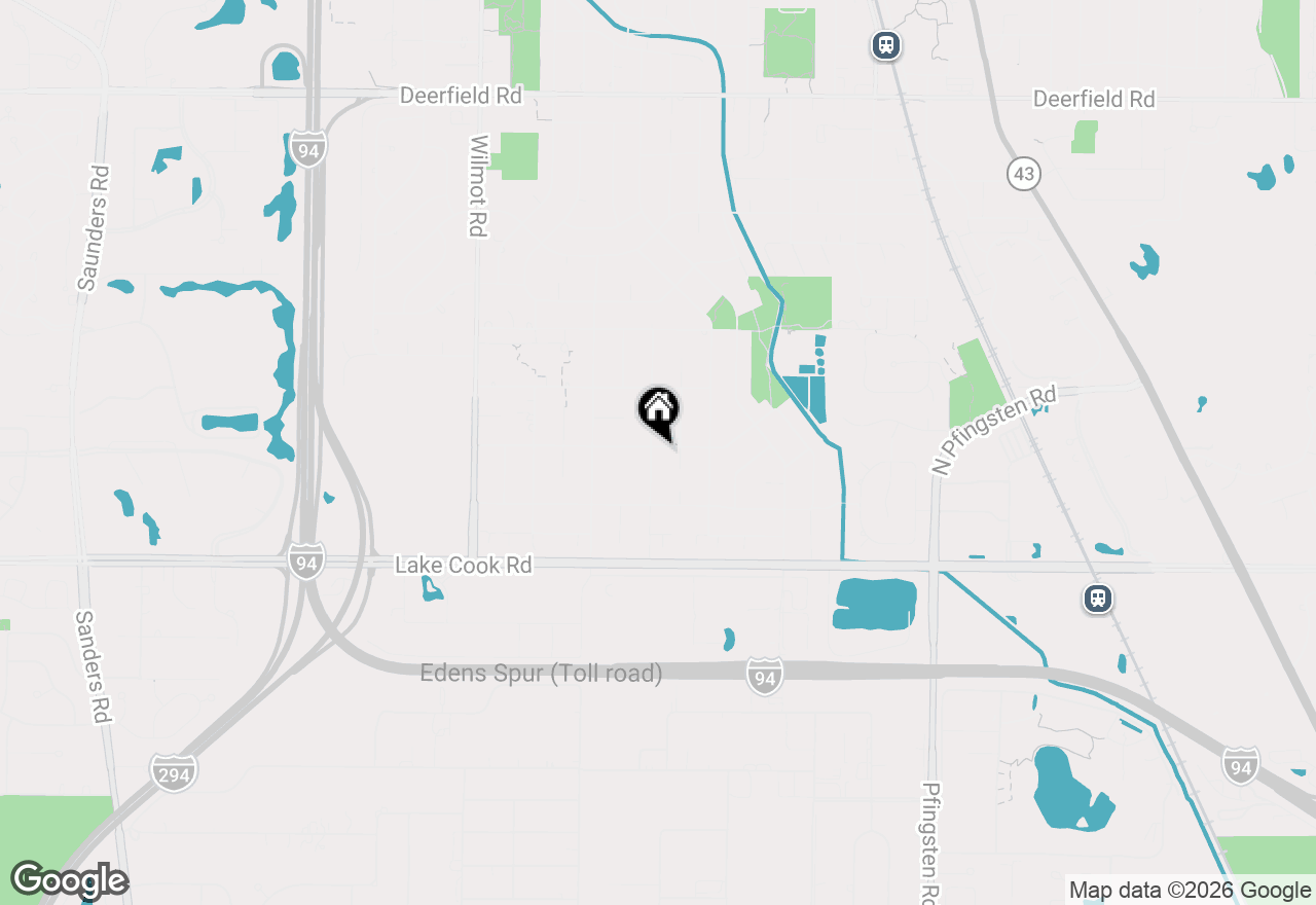 Map of 1255 Laurel Avenue, Deerfield, IL 60015