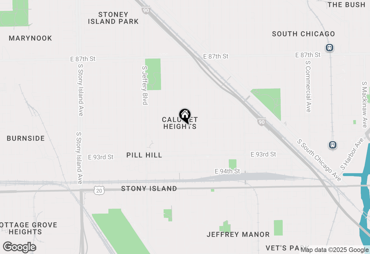 Map of 9114 S Luella Avenue, Chicago, IL 60617