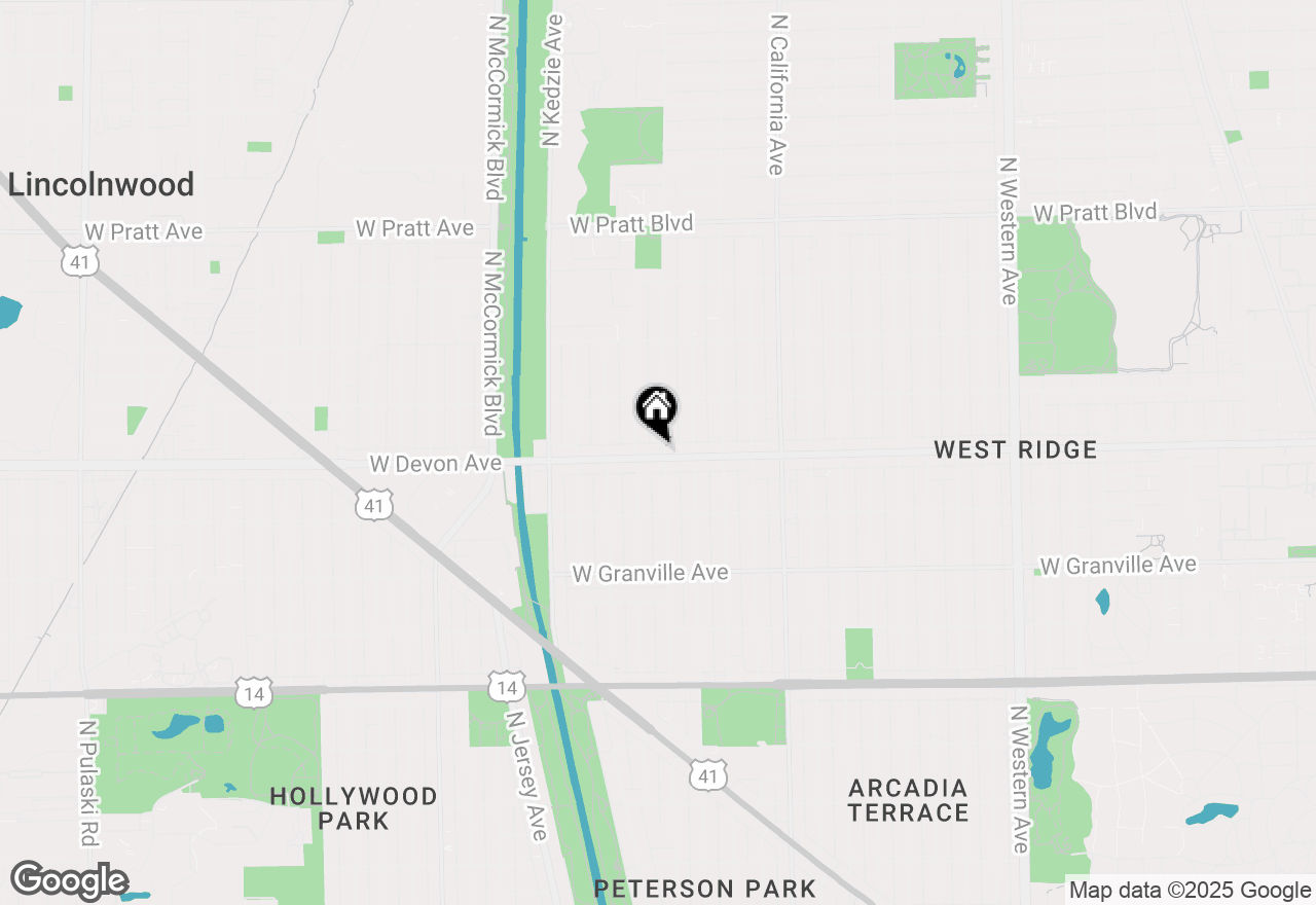 Map of 3008 W Devon Street, Chicago, IL 60659