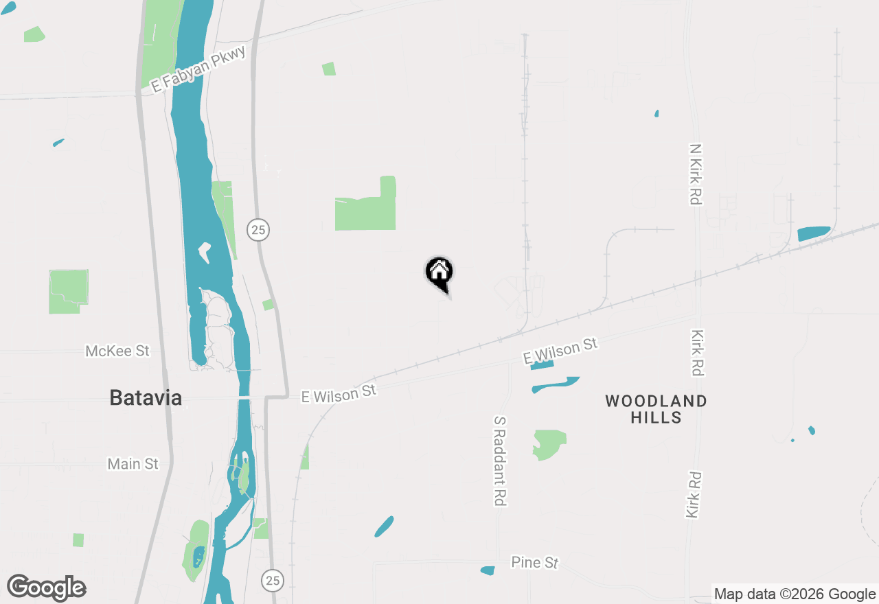 Map of 804 Elizabeth Street, Batavia, IL 60510