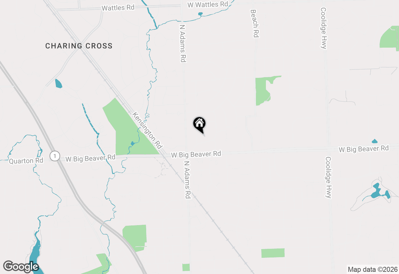 Map of 3108 Upton Drive, Troy, MI 48084