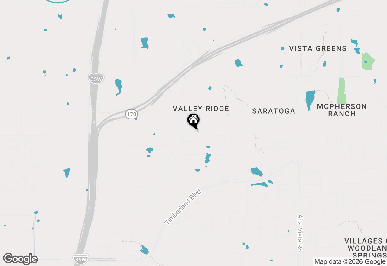 Map of 3033 Waterfall Drive, Fort Worth, TX 76177