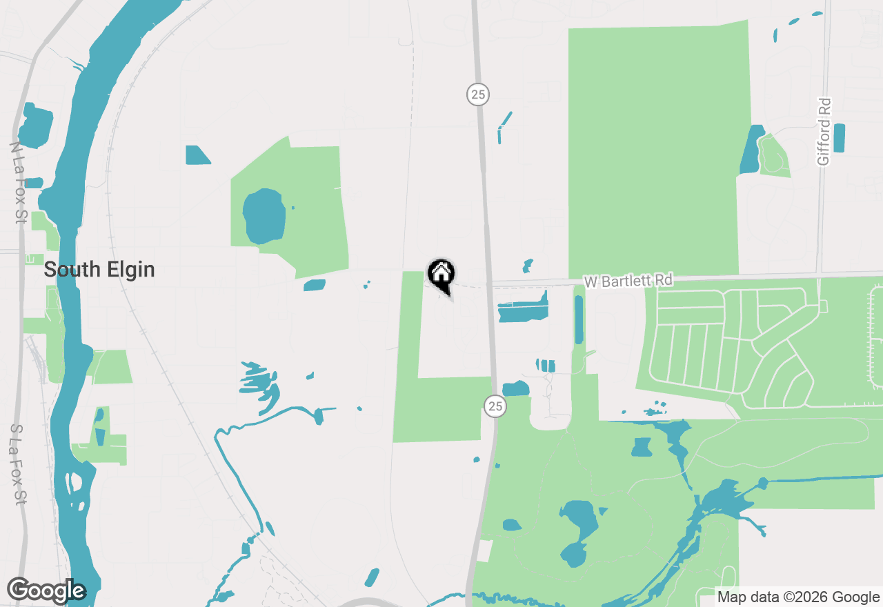 Map of 1034 Atterberg Road, South Elgin, IL 60177